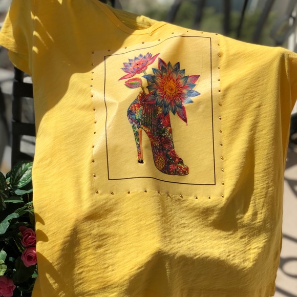 Summer hand designed T-shirt - Picture 8 of 8